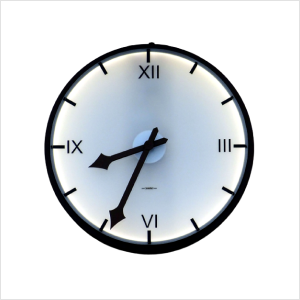 Black Classic Clock
